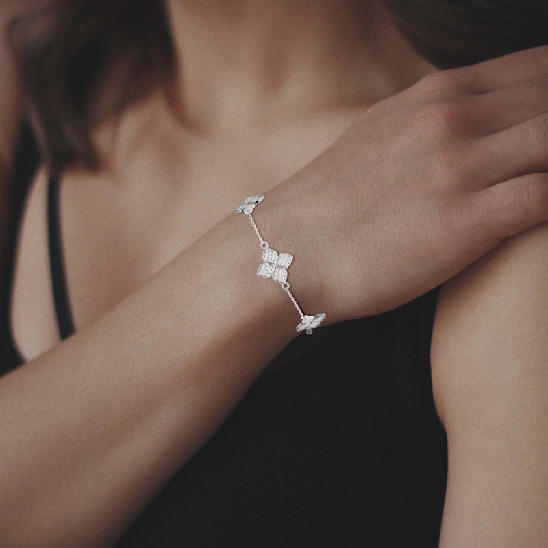 Diamond Fleur Bracelet