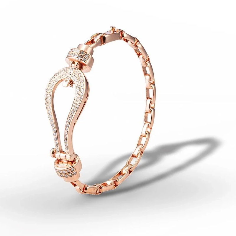 Rose Gold Charm Bracelet