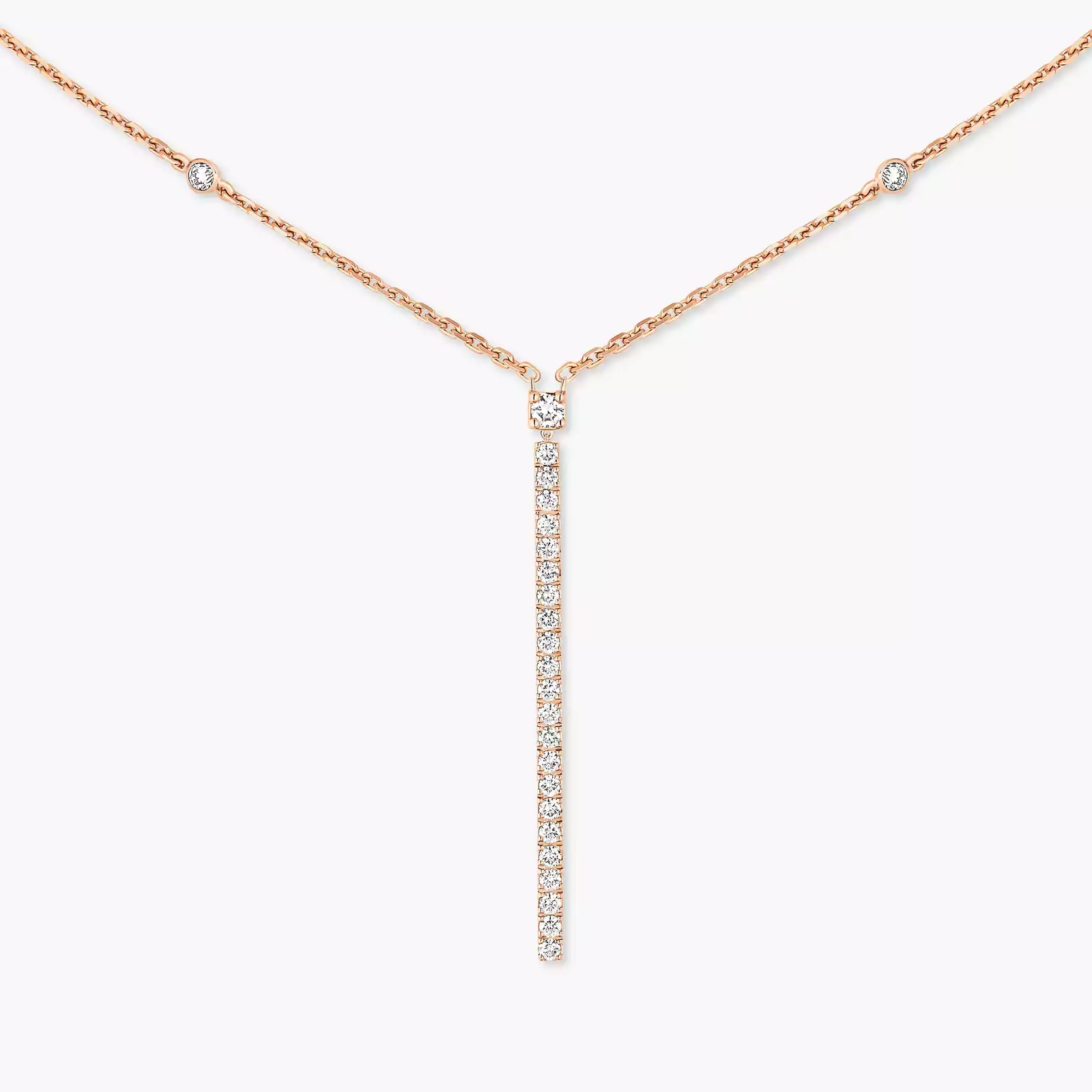 Solara Bar Diamond Necklace