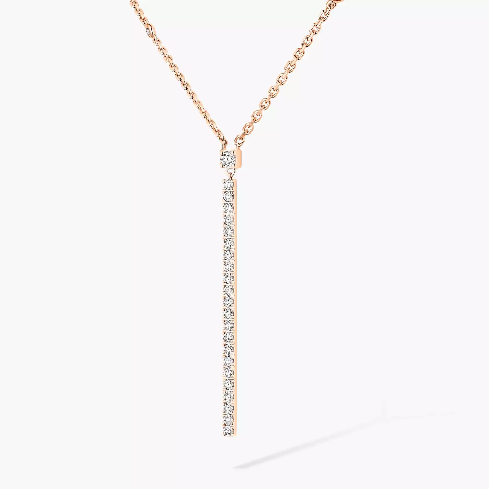 Solara Bar Diamond Necklace