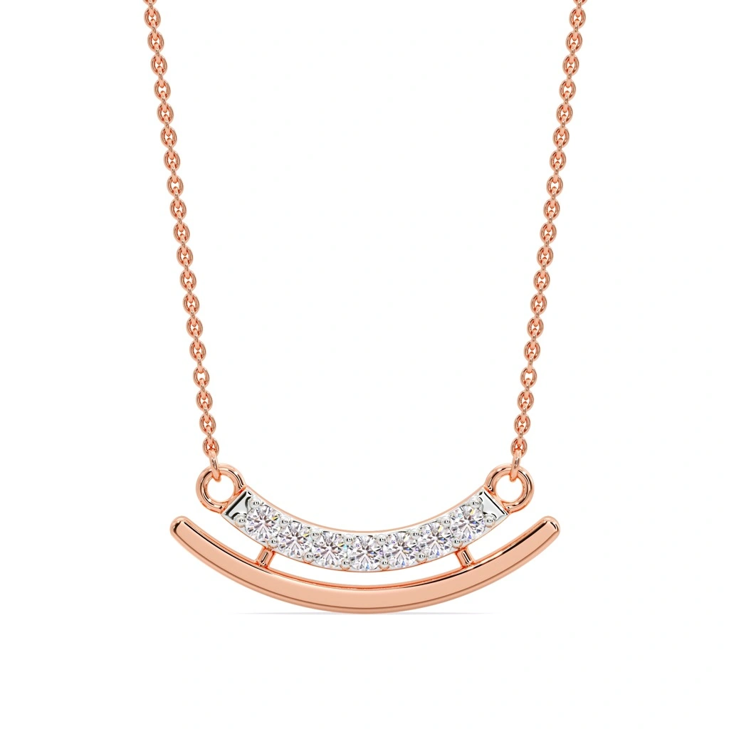 Aurum Brilliance Arc Pendant