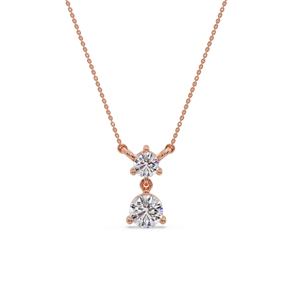 Ethereal Drop Diamond Pendant