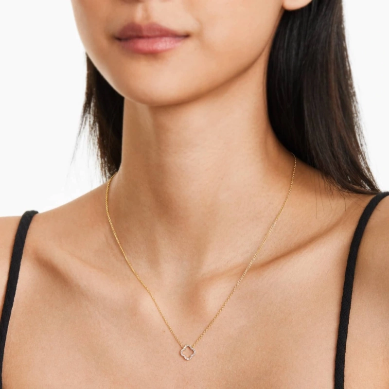 Clover Diamond Pendant