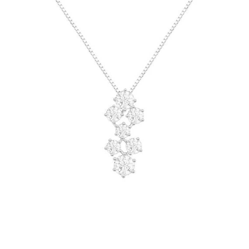 Diamond Cluster Necklace