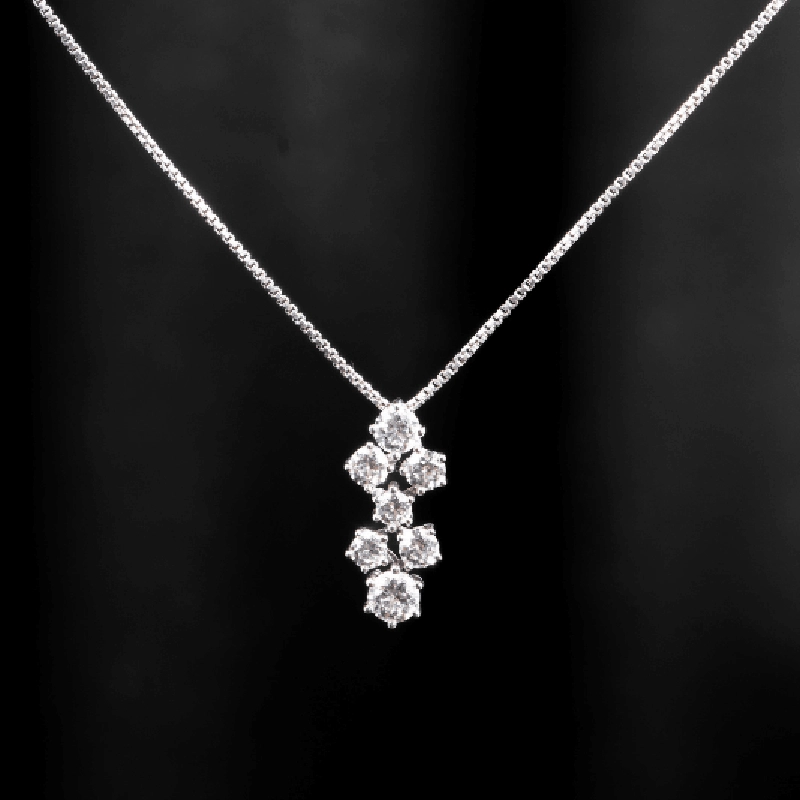 Diamond Cluster Necklace