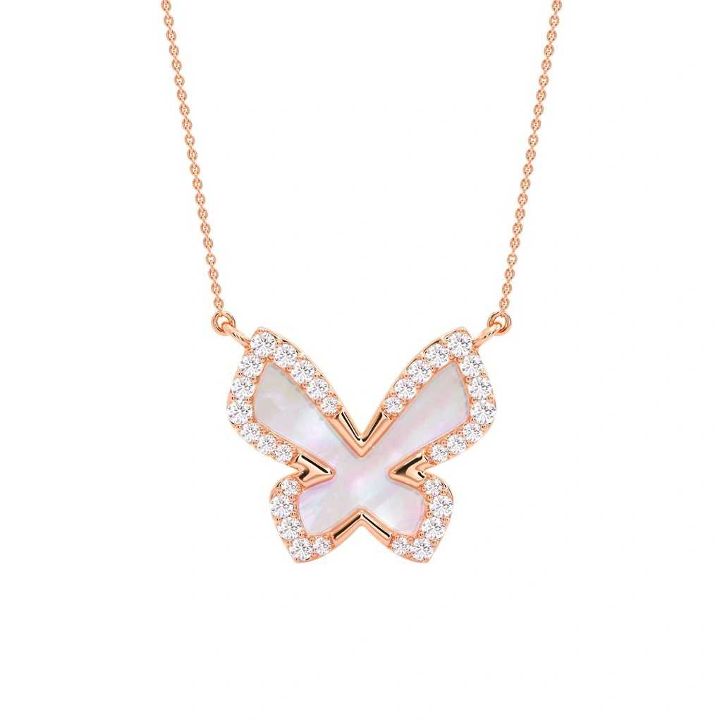 MOP Butterfly pendant