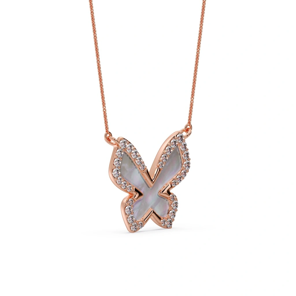 MOP Butterfly pendant