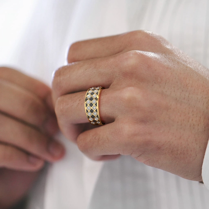 Elegant Duo Diamond Ring