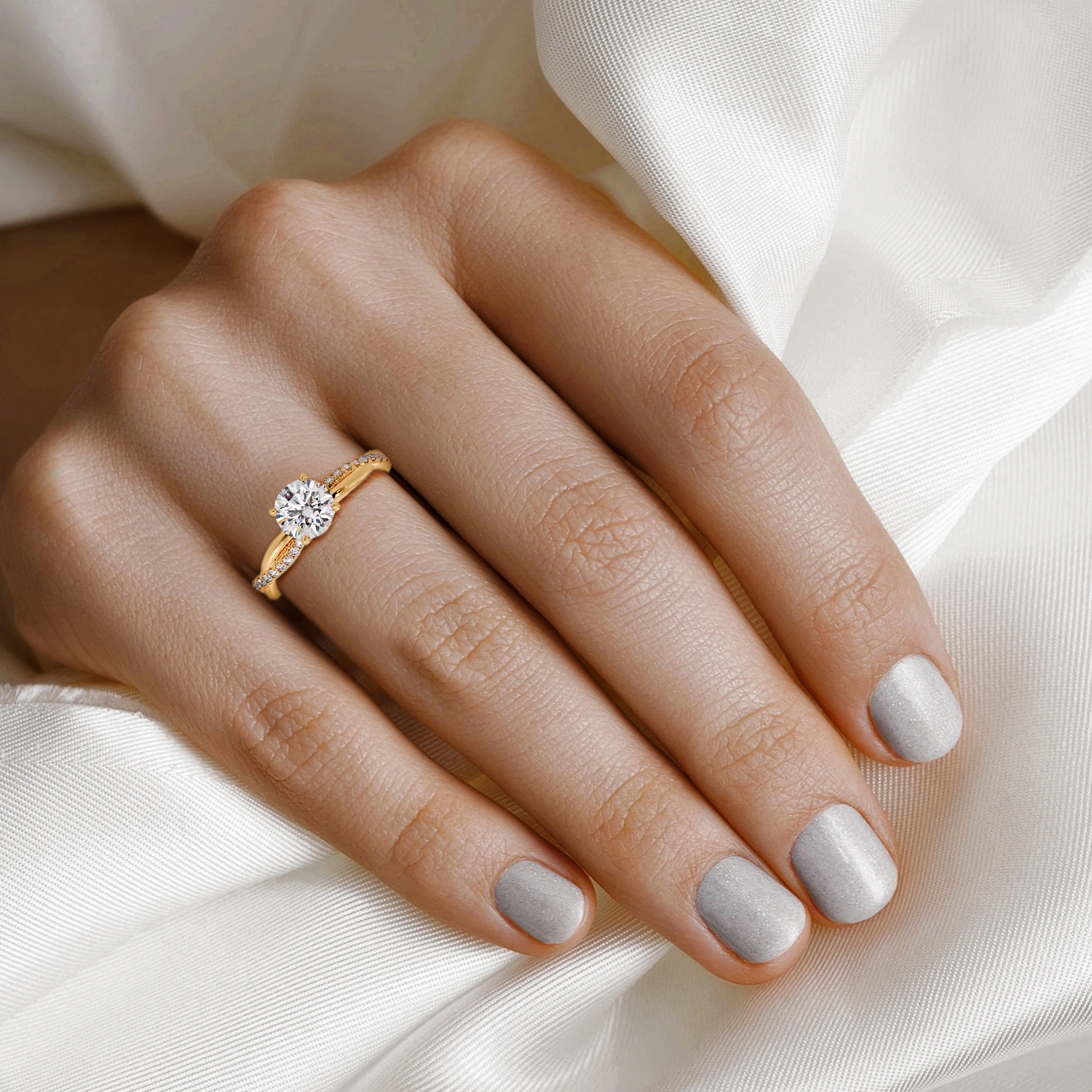 Pavé Rope Engagement Mount